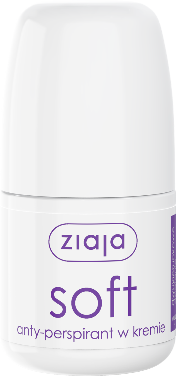 ZIAJA, Soft, antyperspirant w kulce, kremowy, dla kobiet, 60 ml