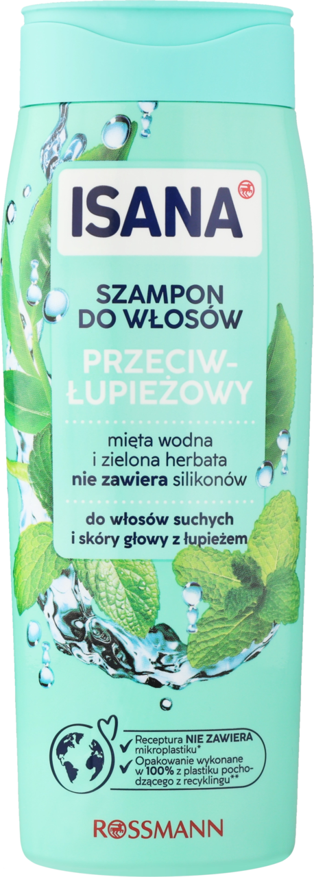ISANA, szampon do włosów, przeciwłupieżowy, 300 ml
