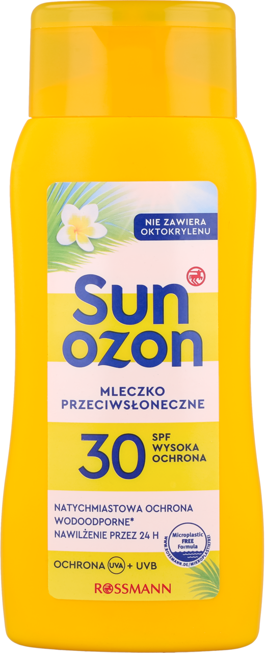 SUNOZON, mleczko przeciwsłoneczne, wodoodporne, UVA+UVB, SPF 30;, 200 ml