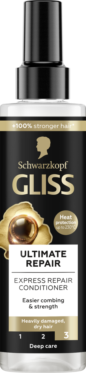 SCHWARZKOPF GLISS, Ultimate Repair, odżywka do włosów mocno zniszczonych, ekspresowa, 200 ml