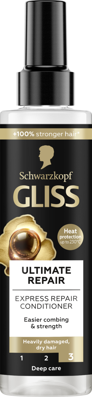 SCHWARZKOPF GLISS, Ultimate Repair, odżywka do włosów mocno zniszczonych, ekspresowa, 200 ml