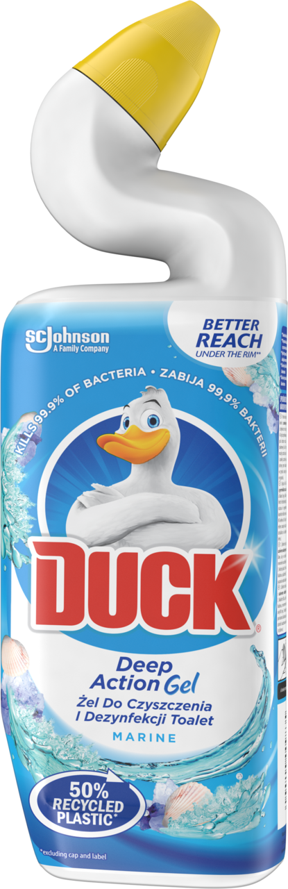 DUCK, Deep Action Gel, żel do czyszczenia i dezynfekcji toalet, Marine, 750 ml