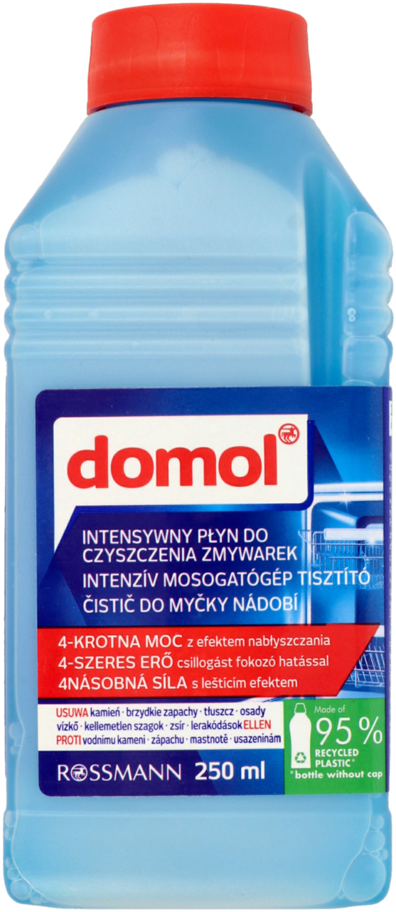 DOMOL, płyn do czyszczenia zmywarek, intensywny, 250 ml