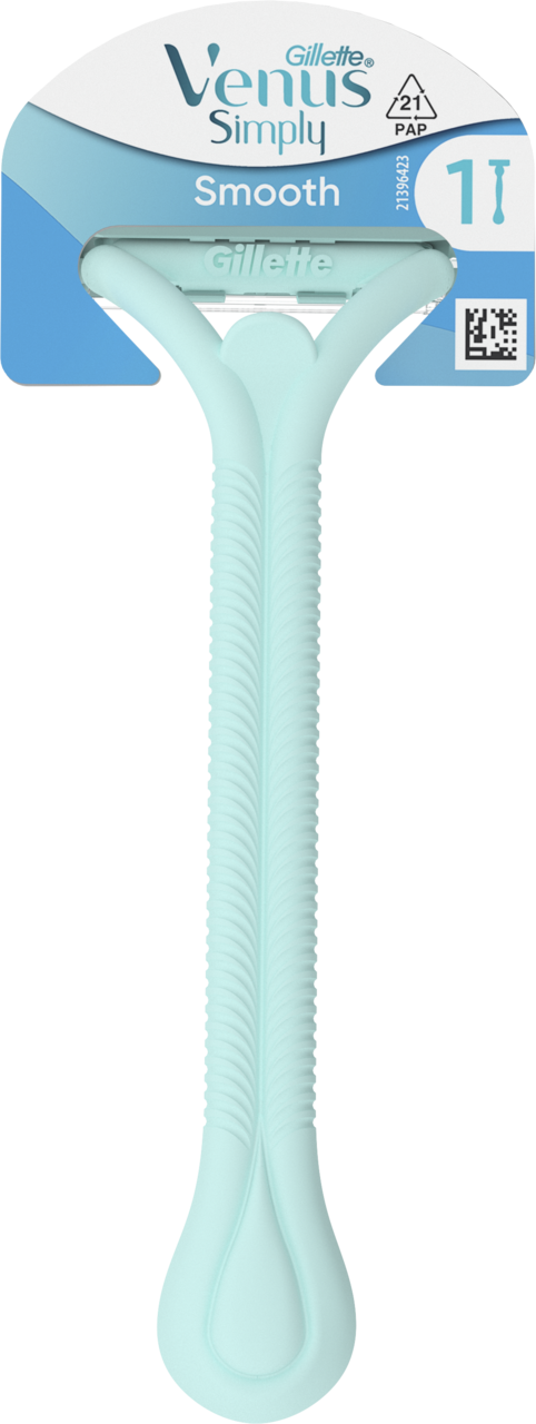 GILLETTE VENUS, Simply Smooth, maszynka do golenia dla kobiet, 2 ostrzowa, 1 szt.