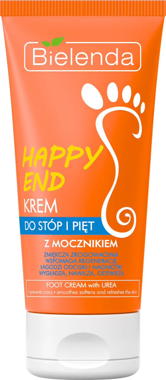 BIELENDA, Happy End, krem do stóp i pięt z mocznikiem, 125 ml