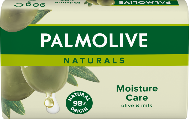 PALMOLIVE, Naturals, mydło w kostce, do rąk, Oliwka i Mleko, 90 g