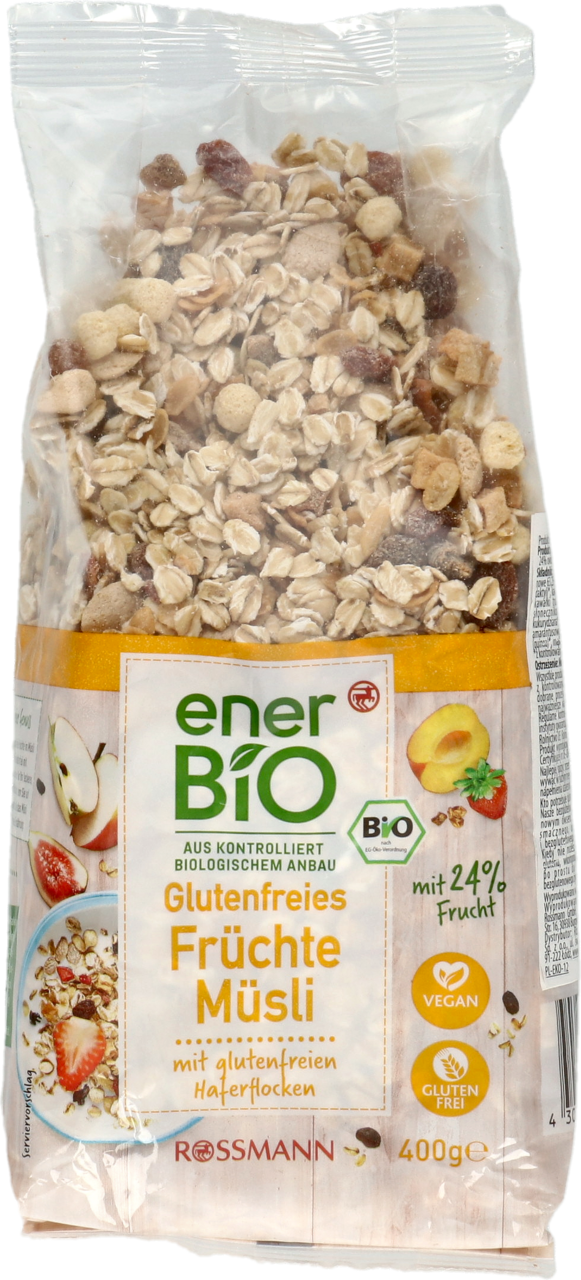 ENERBIO, musli owocowe, 400 g Drogeria Rossmann.pl