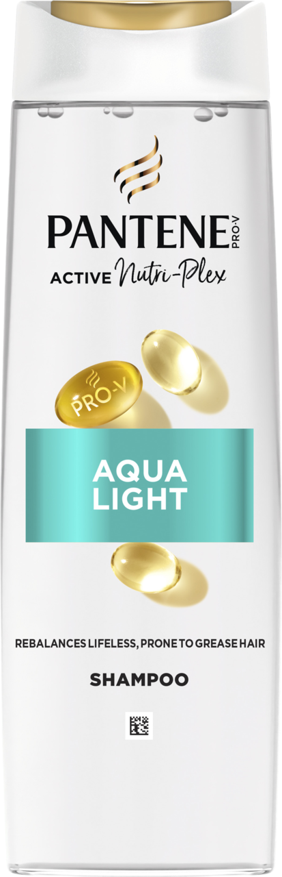 PANTENE, Pro-V Active Nutri-Plex Aqua Light, szampon do włosów cienkich, 400 ml
