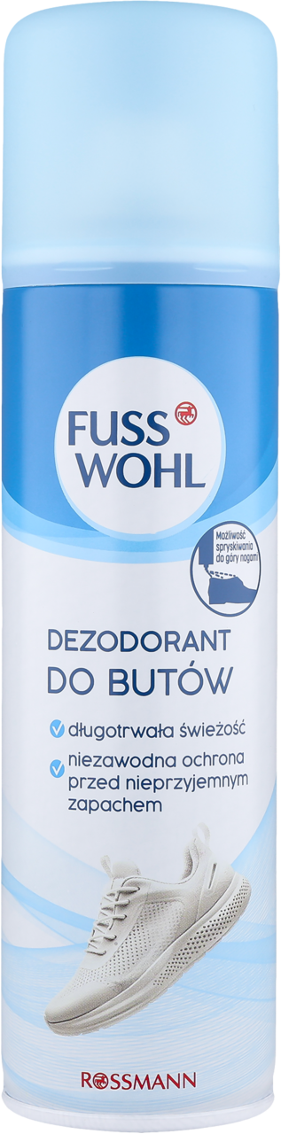 FUSSWOHL, dezodorant do obuwia, odświeżający, 200 ml