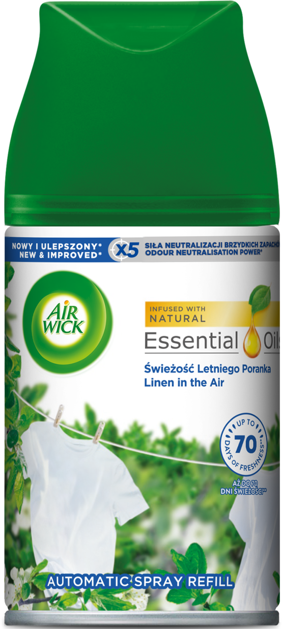 AIR WICK, Freshmatic, wkład do automatycznego odświeżacza powietrza, Świeżość Letniego Poranka, 250 ml