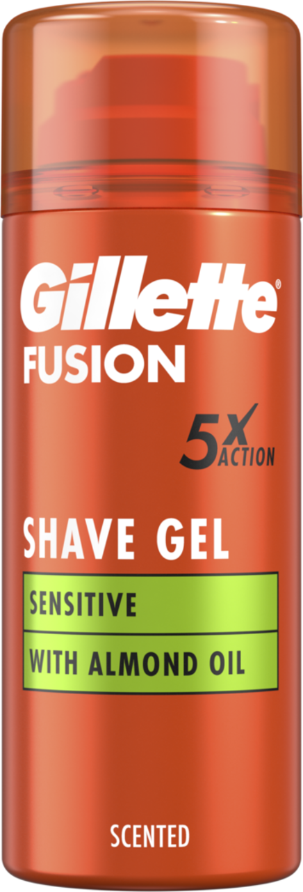 GILLETTE, Fusion 5, żel do golenia, Sensitive, 75 ml