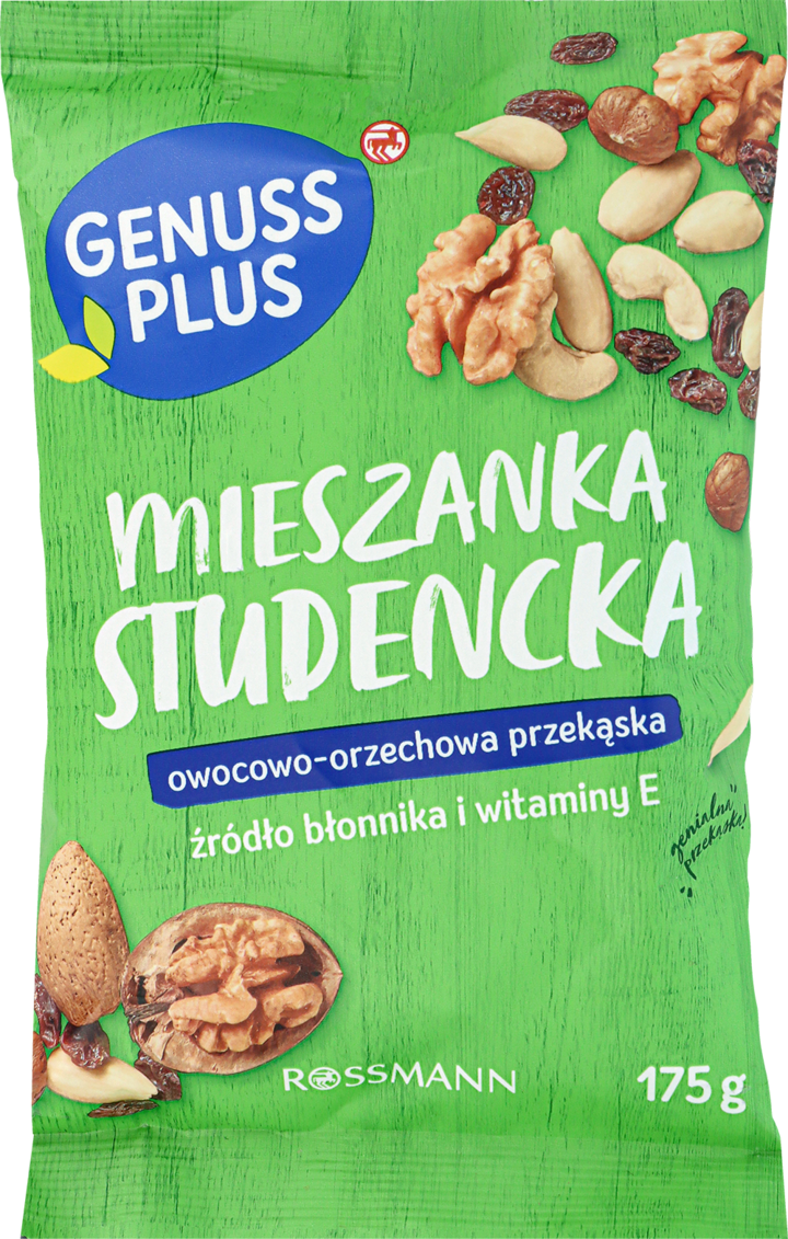 GENUSS PLUS, mieszanka studencka, 175 g