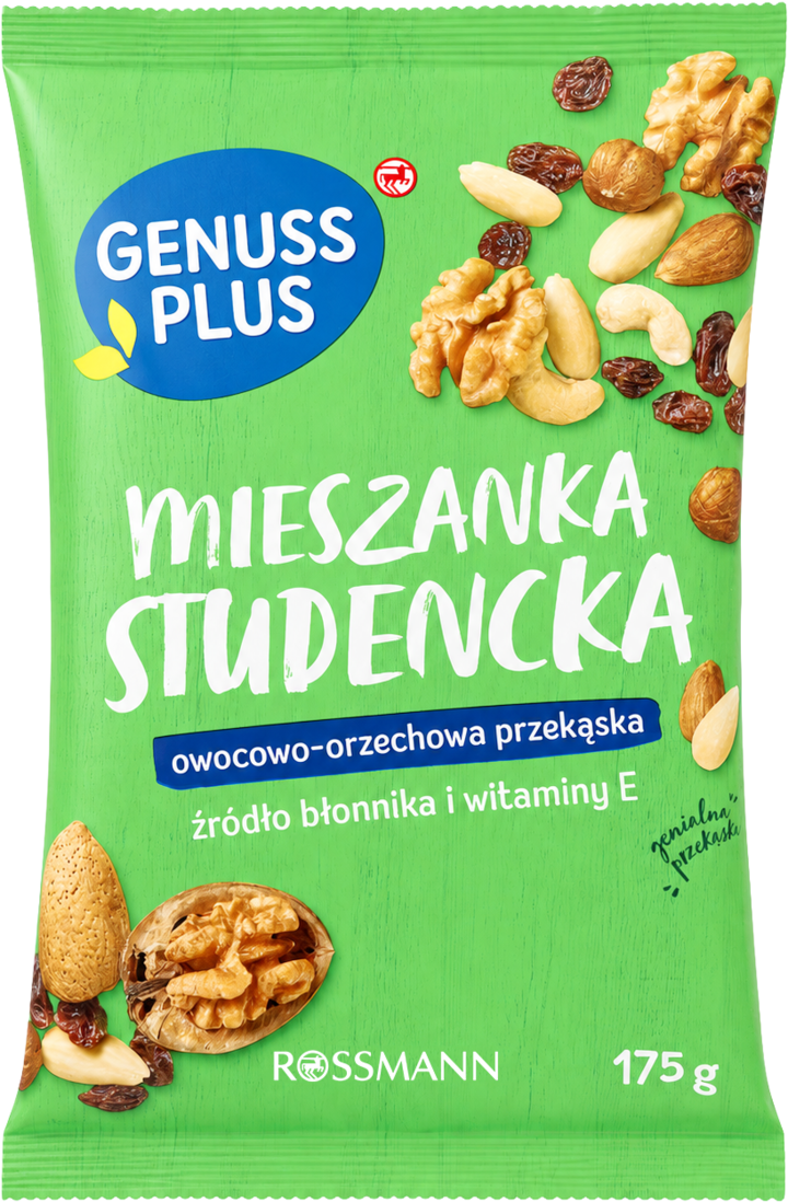 GENUSS PLUS, mieszanka studencka, 175 g