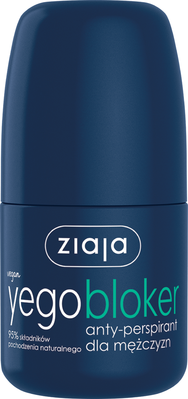 ZIAJA, Yego Bloker, antyperspirant w kulce, dla mężczyzn, 60 ml