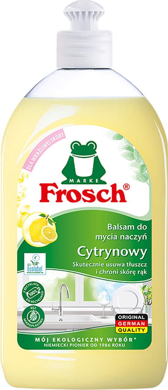 FROSCH, balsam do mycia naczyń, Cytrynowy, 500 ml