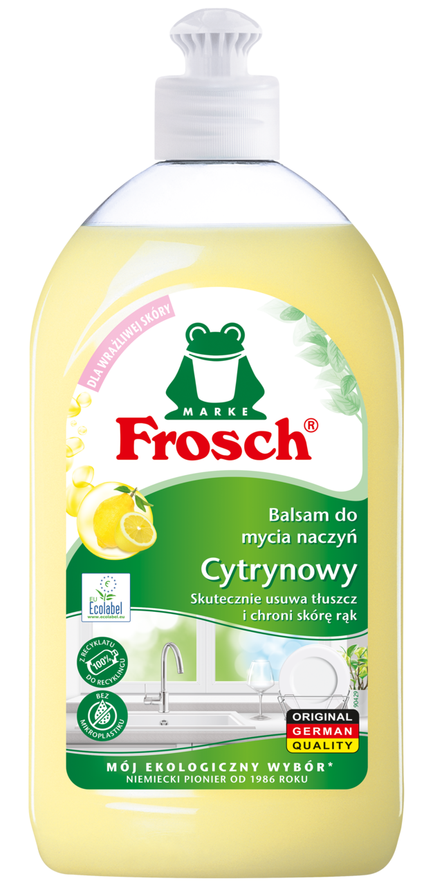 FROSCH, balsam do mycia naczyń, Cytrynowy, 500 ml