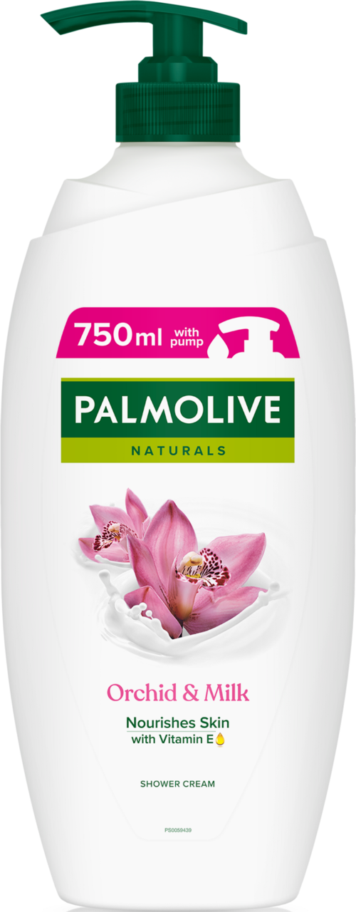 PALMOLIVE, Naturals, żel pod prysznic, kremowy, Orchidea i Mleko, 750 ml