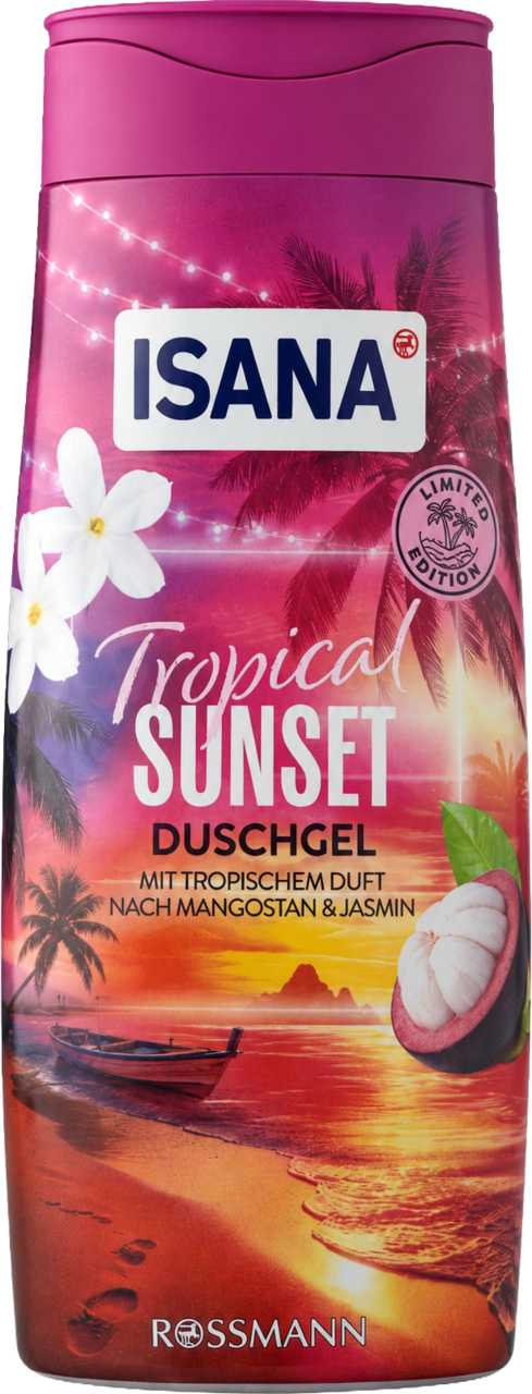 ISANA, żel pod prysznic o zapachu sezonowym, 300 ml