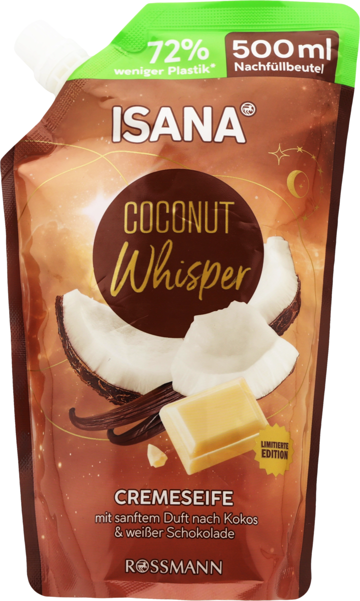 ISANA, mydło w płynie o zapachu sezonowym, zapas, 500 ml