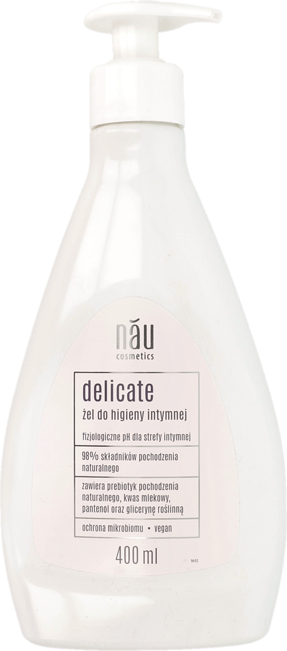 NAU COSMETICS, Delicate, żel do higieny intymnej, 400 ml