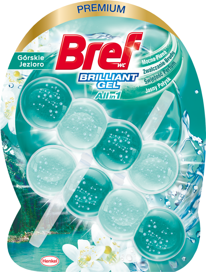 BREF, , zawieszka do WC, Górskie Jezioro,, 2x42 g | Drogeria Rossmann.pl