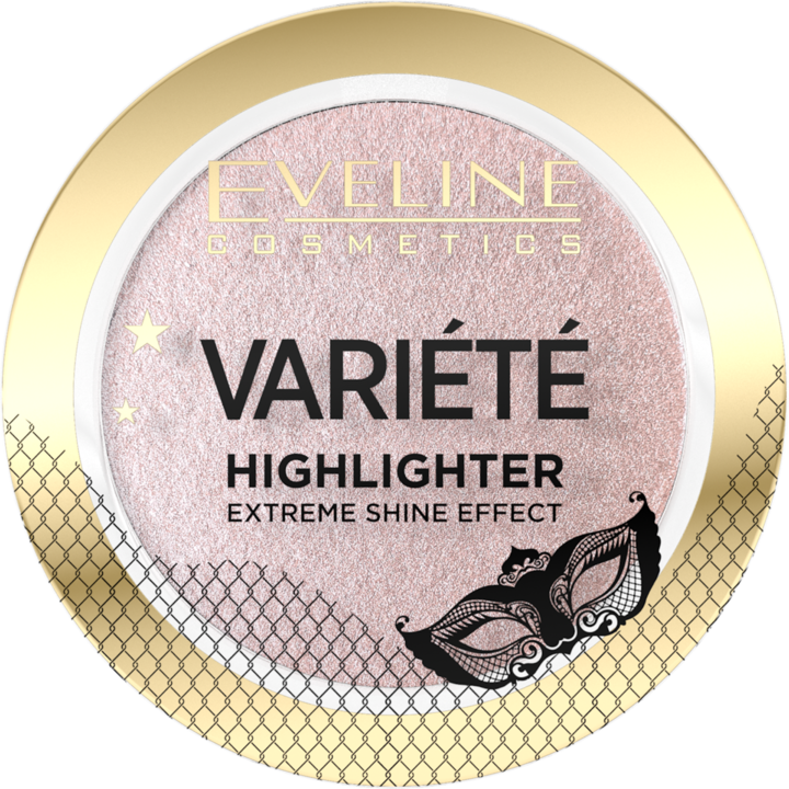 EVELINE COSMETICS, Variété, rozświetlacz do twarzy, w kamieniu, nr 01;, 4,2 g