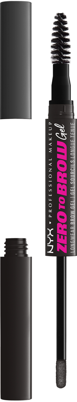 NYX PROFESSIONAL MAKEUP, , żel do brwi, Black, 2 ml | Drogeria