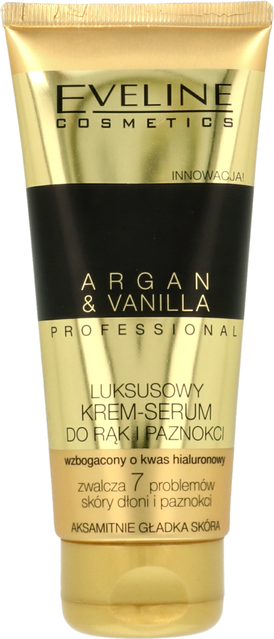 EVELINE COSMETICS, Professional Argan & Vanilla, krem-serum do rąk i paznokci, luksusowy, 100 ml