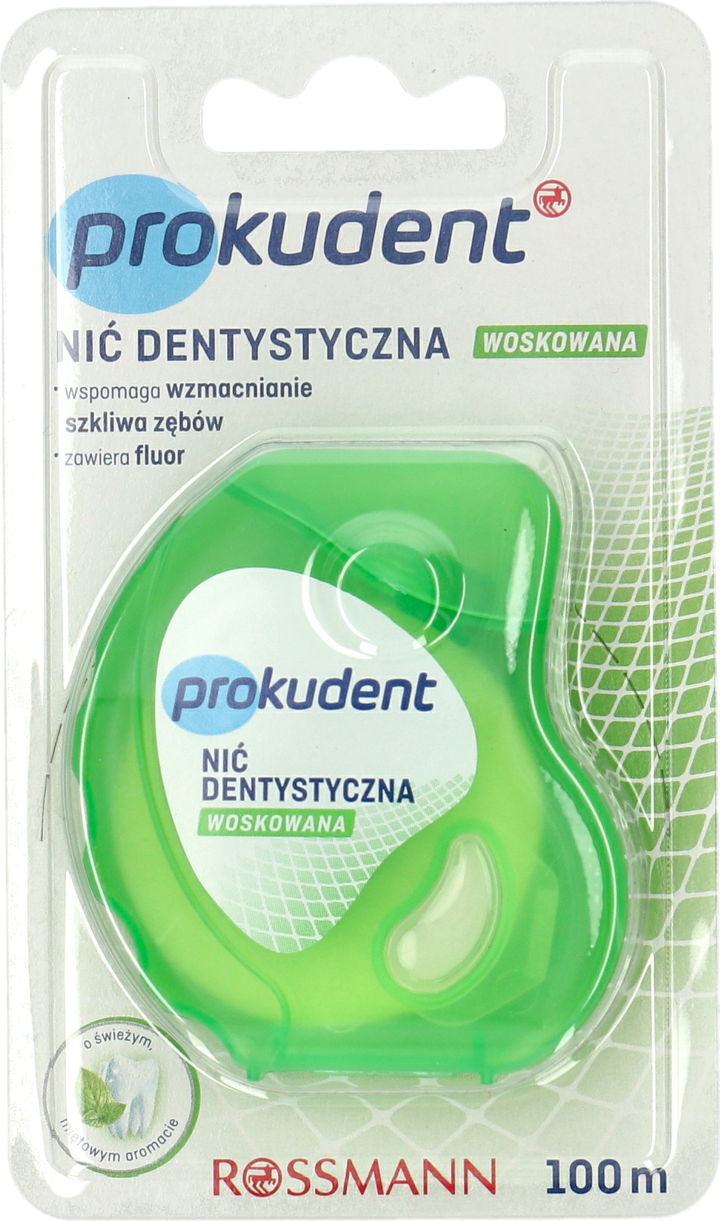 PROKUDENT, nić dentystyczna, woskowana, 1 szt.