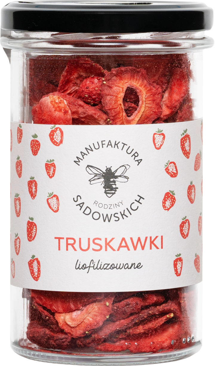 MANUFAKTURA RODZINY SADOWSKICH, truskawki liofilizowane, 35 g