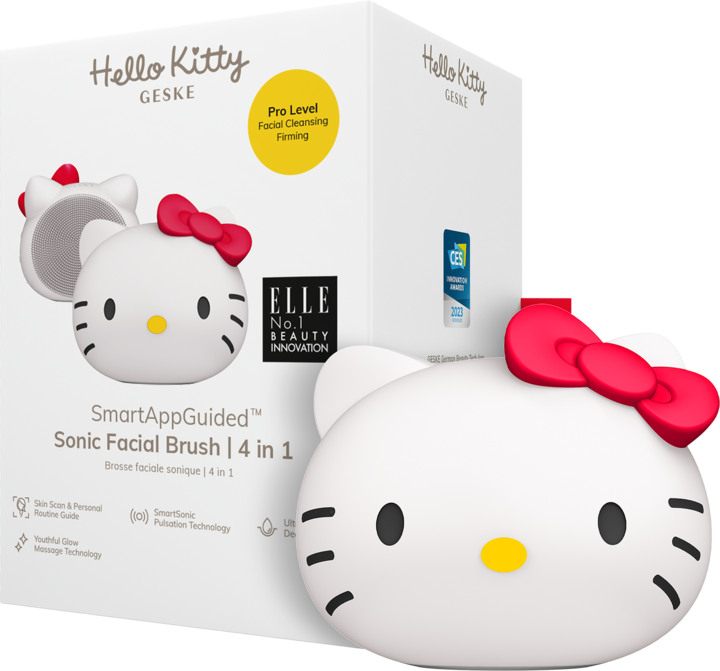 GESKE, szczoteczka soniczna do twarzy, 4w1, Hello Kitty, 1 szt