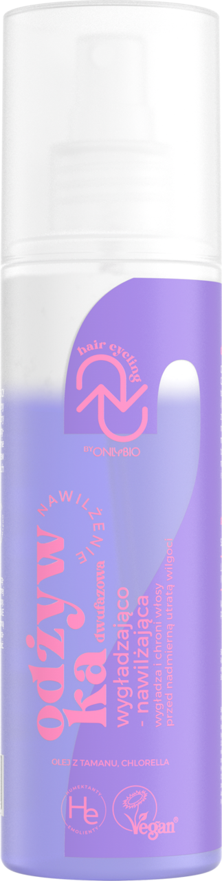 ONLYBIO HAIR CYCLING, odżywka dwufazowa, wygładzająco-nawilżająca, 200 ml