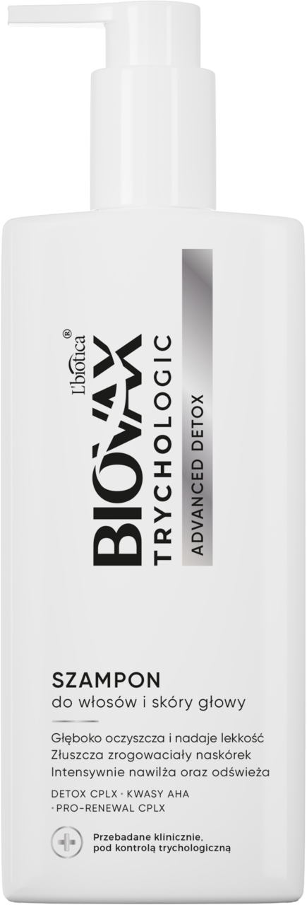 L'BIOTICA BIOVAX, Trychologic Advanced Detox, szampon do włosów i skóry głowy, trychologiczny, detoksykująco-regenerujący, 200 ml