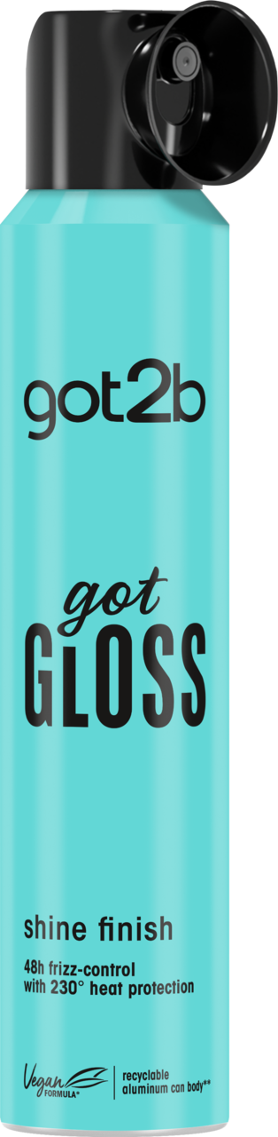 GOT2B, gotGLOSS, spray do włosów, nabłyszczający, 200 ml