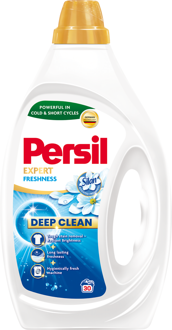 PERSIL, Deep Clean Expert Freshness, żel do prania tkanin białych i jasnych, o zapachu Silan, 1,35 l