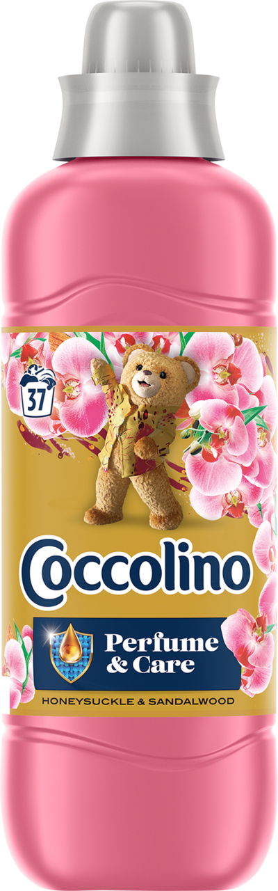 COCCOLINO, Perfume & Care, płyn do płukania tkanin, Honeysuckle & Sandalwood, 925 ml