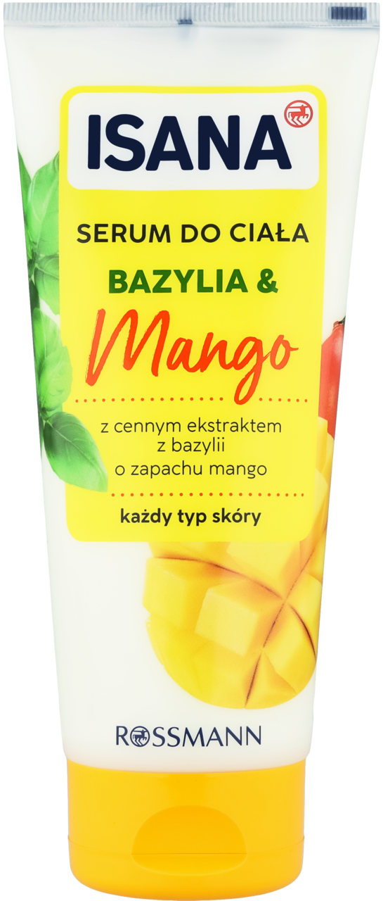 ISANA, serum do ciała, Bazylia i Mango, 200 ml