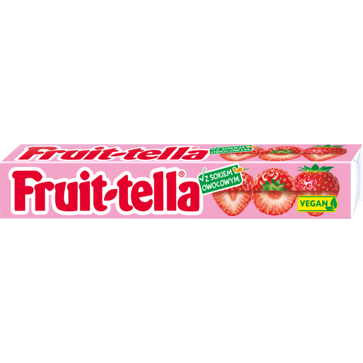 FRUIT-TELLA, cukierki, Truskawka, 41 g