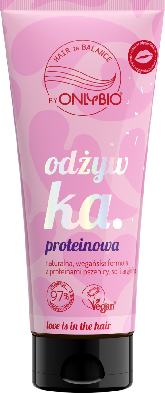 ONLYBIO, Hair in Balance , odżywka do włosów, proteinowa, 200 ml ...