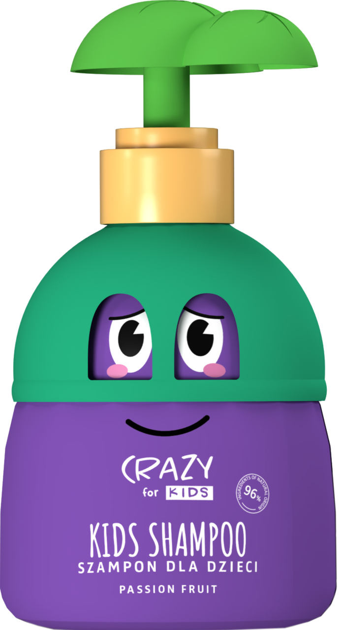 HISKIN CRAZY FOR KIDS, szampon do włosów dla dzieci, Marakuja, 300 ml