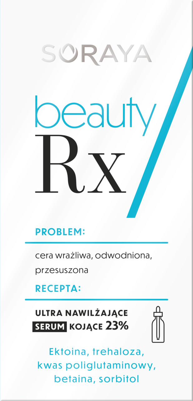 SORAYA, Beauty RX , serum do twarzy ultranawilżające, kojące, 30 ml