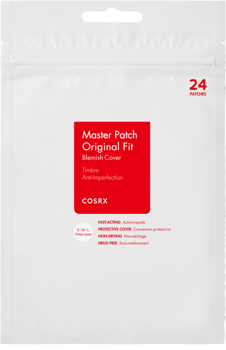 COSRX, Master Patch Original Fit, plastry na wypryski, hydrokoloidowe, 24 szt.