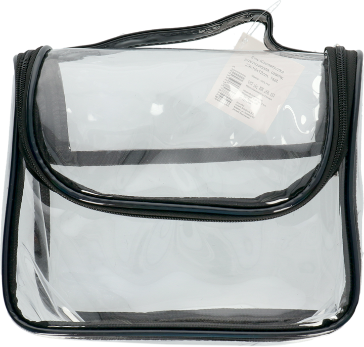 ELOY Kosmetyczka Przezroczysta 23x19x12cm Czarne Wyko czenie 1 Szt eloy-kosmetyczka-przezroczysta-23x19x12cm-czarne-wyko-czenie-1-szt
