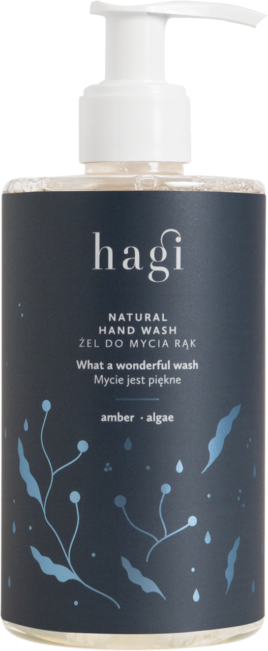 HAGI, Mycie Jest Piękne, żel do mycia rąk, naturalny, Algi i Bursztyn, 300 ml