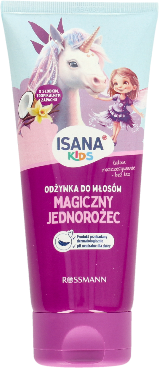 ISANA KIDS, odżywka do włosów, Magiczny Jednorożec, 200 ml
