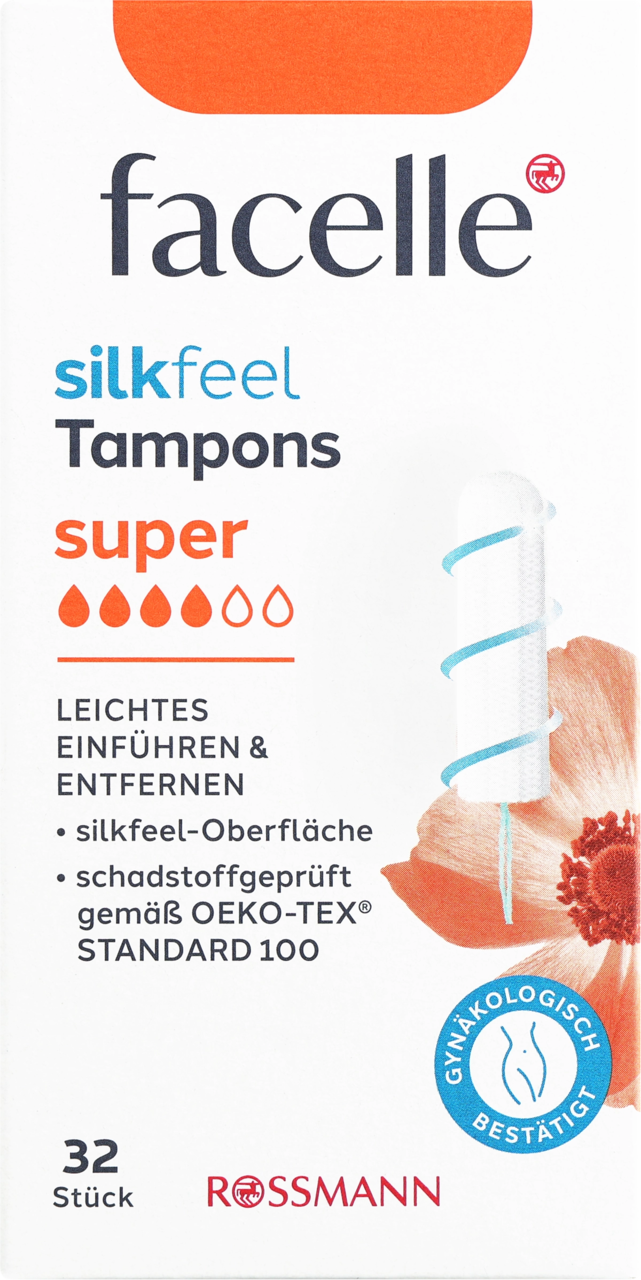 FACELLE, Silk Feel, tampony higieniczne, Super, 32 szt.