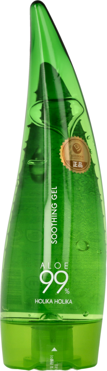 HOLIKA HOLIKA, Aloe 99%, żel wielofunkcyjny, łagodzący, do twarzy, ciała i włosów, 250 ml
