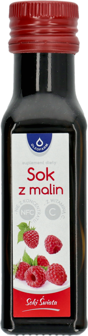 OLEOFARM, sok z Malin z Witaminą C, suplement diety, 100 ml