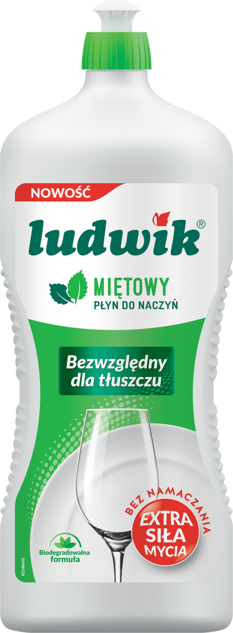 LUDWIK, płyn do naczyń, Miętowy, 1,35 kg