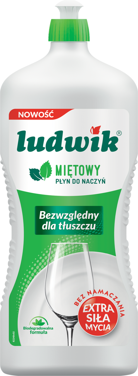LUDWIK, płyn do naczyń, Miętowy, 1,35 kg